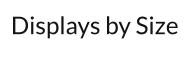 Displays by Size